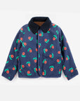 Bobo Choses - kids - Stamp Bloom all over reversible jacket