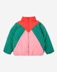 Bobo Choses - kids - tic tac toe colorblock anorak - multicolor