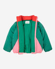 Bobo Choses - kids - tic tac toe colorblock anorak - multicolor