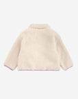 Bobo Choses - baby - game pawns allover reversible sheepskin jacket - lavender