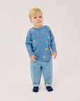 Bobo Choses - baby - mush monster duo allover t-shirt