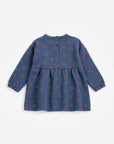 Bobo Choses - baby - stamp bloom allover fleece dress