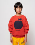 Bobo Choses Iconic - kids - poma red sweatshirt