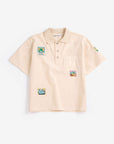 Bobo Choses - kids - labelled boxy shirt
