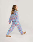 Bobo Choses - kids - watercolor allover cropped sweatshirt