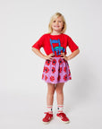 Bobo Choses - kids - kaleidoscope allover skirt - purple