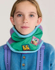Bobo Choses - kids - color block neck warmer - taxi taurus