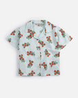 Bobo Choses - kids - Juicy Tomatoes all over woven shirt