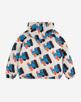 Bobo Choses - kids - doggy mate allover reversible anorak - offwhite