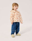 Bobo Choses - baby - taxi saurus tag denim pants