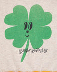 Bobo Choses - baby - lucky clover sweatshirt - heather grey