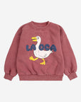 Bobo Choses - kids - la oca sweatshirt - brown