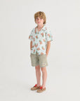 Bobo Choses - kids - Juicy Tomatoes all over woven shirt