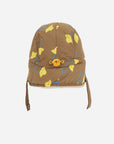 Bobo Choses - baby - pixel abduction allover winter cap - brown