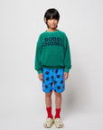 Bobo Choses Iconic - kids - green terry sweatshirt