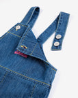 Bobo Choses - baby - booo bo tag denim overall