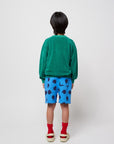 Bobo Choses Iconic - kids - green terry sweatshirt