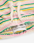 Bobo Choses - baby - have fun striped joggers - multicolor cream