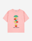 Bobo Choses - kids - hopscotch t-shirt - pink