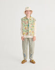 Bobo Choses - kids - Color Herbalist all over twill vest