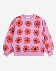 Bobo Choses - kids - kaleidoscope allover sweatshirt - purple
