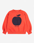 Bobo Choses Iconic - kids - poma red sweatshirt