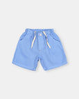 Buho - kids - drill bermuda - ocean blue