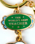 Snoopy - worlds best teacher key ring