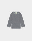 Fub - baby - rib merino wool top - steel/dark navy