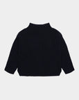 Fub - kids - high neck merino wool sweater - dark navy