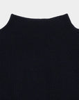 Fub - kids - high neck merino wool sweater - dark navy