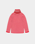 Fub - kids - merino wool rollneck - red/rose