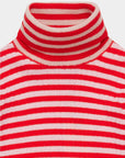 Fub - kids - merino wool rollneck - red/rose
