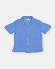 Buho - kids - linen shirt - ocean blue