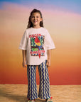 Maison Mangostan - loros t-shirt - offwhite