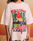 Maison Mangostan - loros t-shirt - offwhite