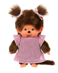 Monchhichi - girl with pink glitter dress (20cm)