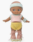 Minikane - Maia at sports and her pale pink roller skating outfit