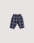 The New Society - john baby pant - void blue check