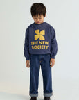 The New Society - TNS Logo Sweatshirt - Infinite Navy
