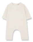 1+ in the family - georges - fleece onesie - ecru