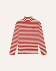 The campamento - kids - turtle neck - red stripes