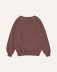 The campamento - kids - rabbit sweatshirt - brown