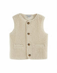 Emile et Ida - kids - moumoute gilet - ecru