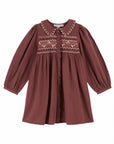 Emile et Ida - kids - smock dress - violine