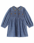 Emile et Ida - kids - smock dress - chambray