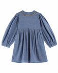 Emile et Ida - kids - smock dress - chambray