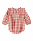 Emile et Ida - baby - check romper - gingham