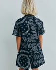 The new society - aster shirt - bandana print