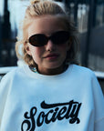 The new society - teens - mazus sweatshirt - ecru